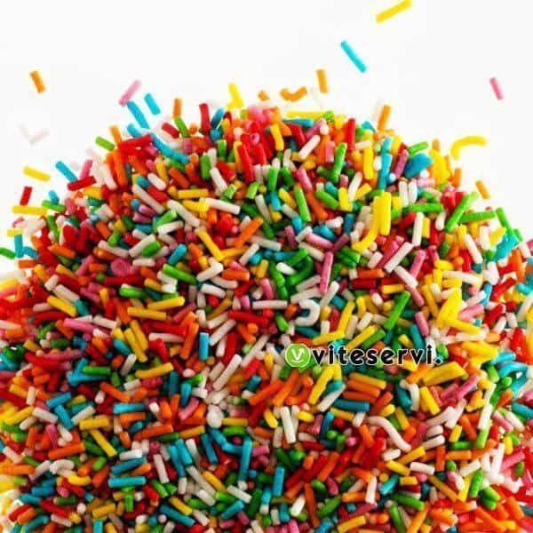 vermicelles multicolores en sucre 12 kg