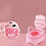 Pot rose pour enfants à couvercle amovibles, double usage