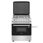 Cuisinière à four ROCH 4 feux 50/50 Automatique à rôtisserie