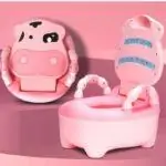 Pot rose pour enfants à couvercle amovibles, double usage