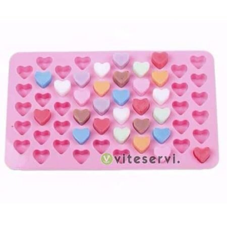 Moule silicone mini coeur Moule Toffee tofi pour petit bonbon