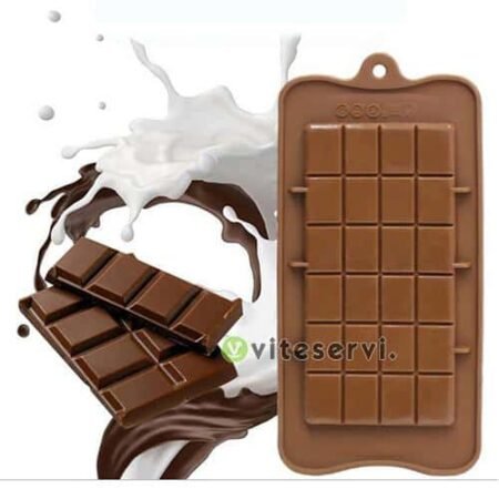 Moule silicone forme tablette de chocolat - Moule en silicone pour barre de chocolat