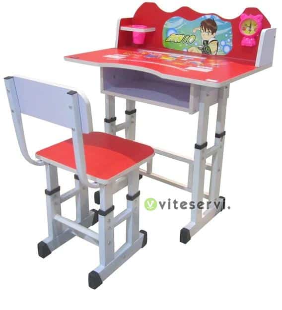 Table et chaise reglable pour Enfant salle detude et Table demontable 1