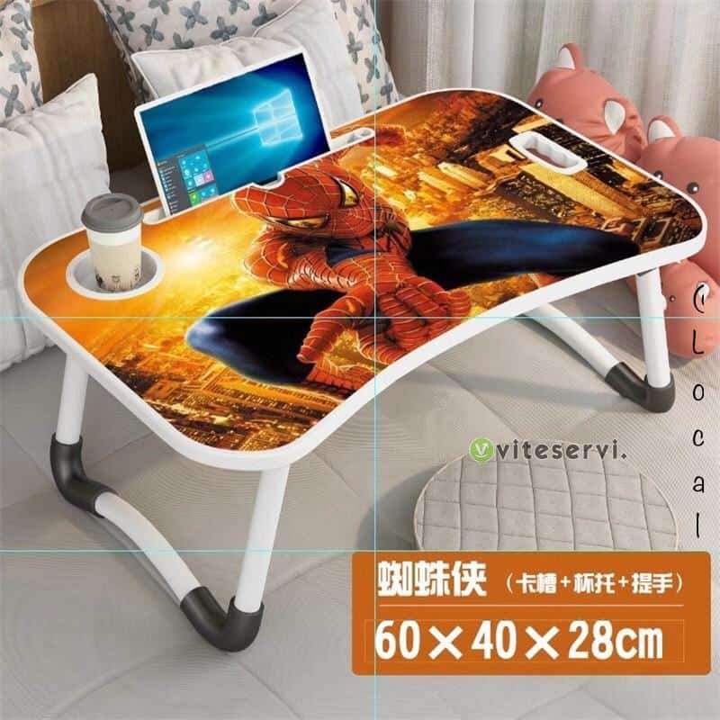 Table de PC portable pliable multifonctions avec ventilateur de