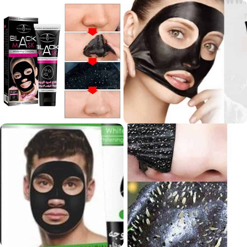 Masque de visage contre acné, sébum bouton tâches et point noir