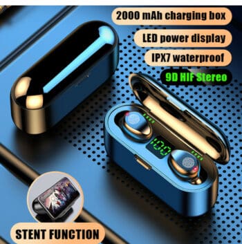 Ecouteurs Sans fil Bluetooth 5.0 à chargeur