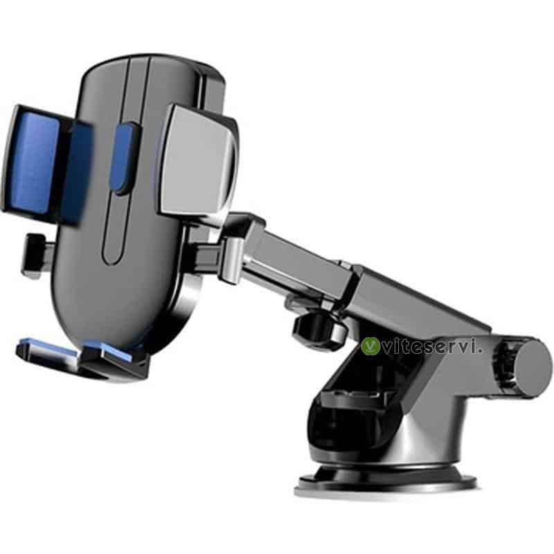 Support Téléphone de Voiture à Rotation 360° avec Bras Prolongé Angle  Télescopique Original - ViteServi