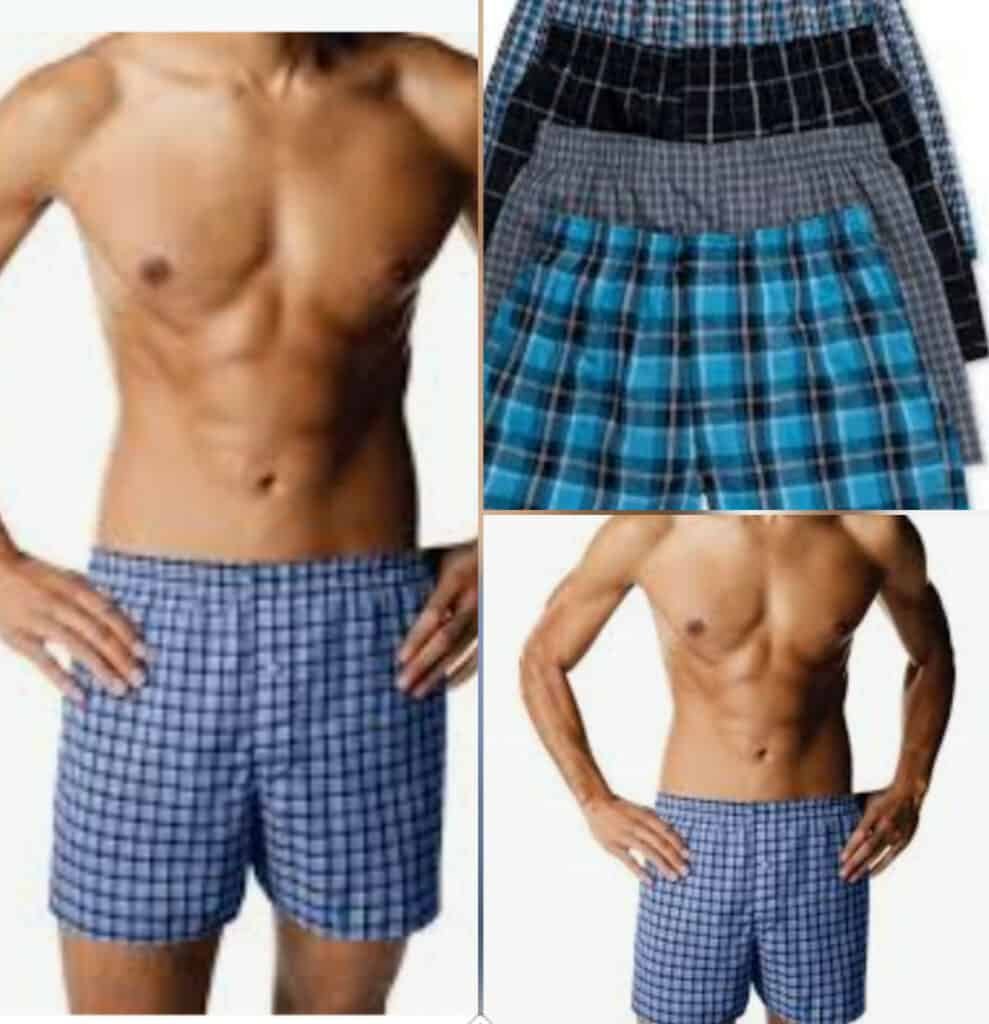 Caleçon Men&rsquo;s woven Boxers 3 en 1