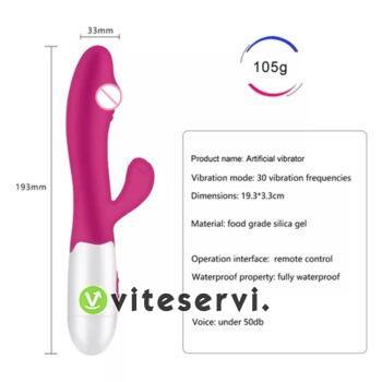 Sextoys vibromasseurs à 30 fréquences Stimulateur Point G pour Femmes