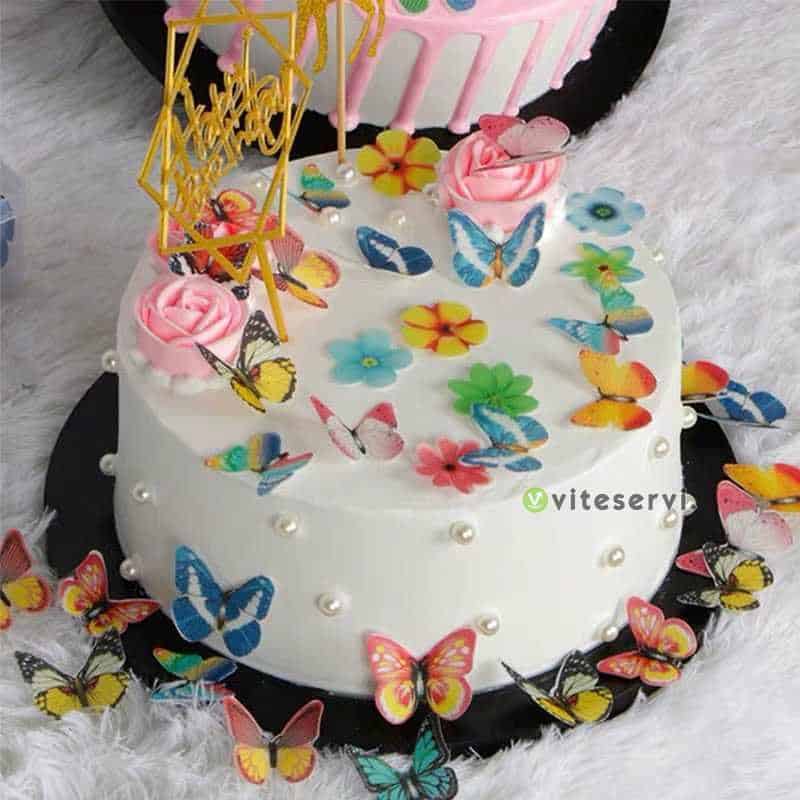 Boîtes de papillon pour décoration de gâteau Original - ViteServi