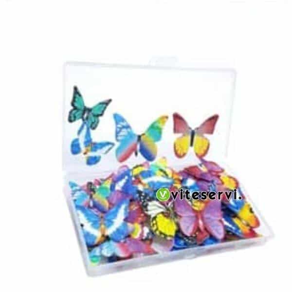 Boîtes de papillon pour décoration de gâteau