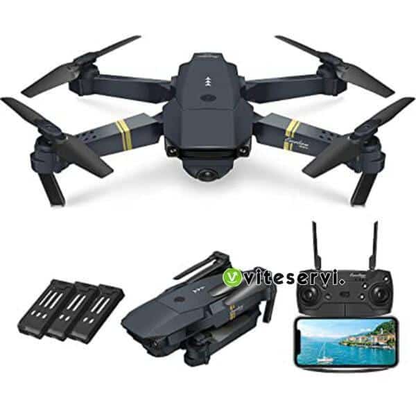 Mini Drone avec caméra HD 1080P, Wifi, connecter, Drone FPV Plegable Drone Optique Flujo Positionnement