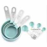 Set de 08 Cuillères doseuses de 2,5mL à 236 mL à manche en acier