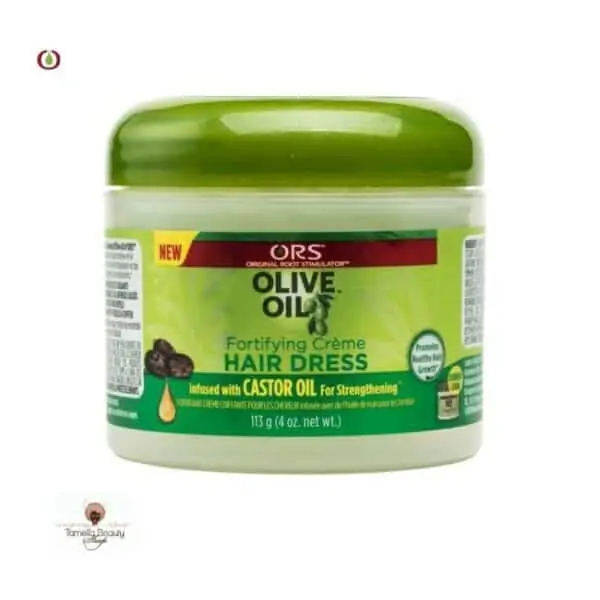 Gel blanc de cheveux à base d'olive