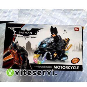 BATMAN avec sa super moto au son musical et à éclairage