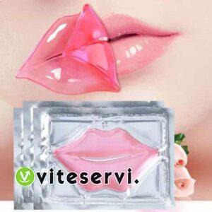 Masque à Lèvres rose au Collagène, hydratant et élimine les peaux mortes
