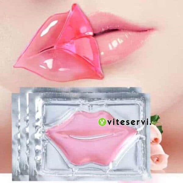 Masque à Lèvres rose au Collagène, hydratant et élimine les peaux mortes