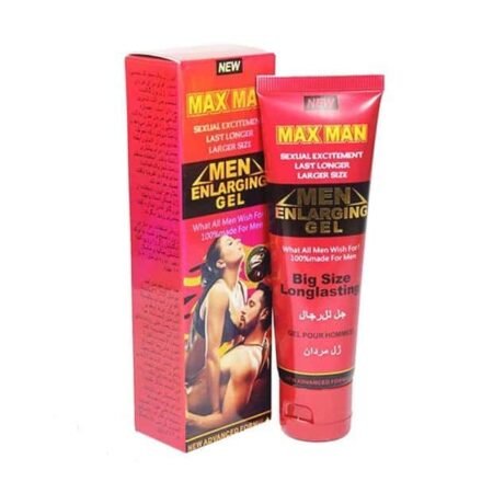 Gel Agrandisseur Pénien MaxMan pour Hommes, Formule Avancée pour Excitation Sexuelle Prolongée, Taille Accrue et Endurance Améliorée, Gel Intime Masculin Stimulant super rapide