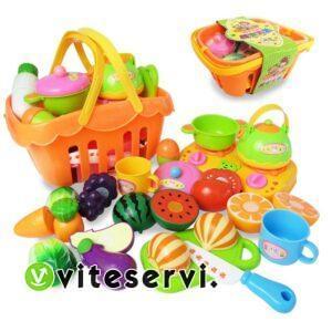 Jolie panier de conservation des fruits et légumes, jouet pour enfant