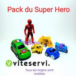 Pack de super héro ensemble de jouets pour enfant