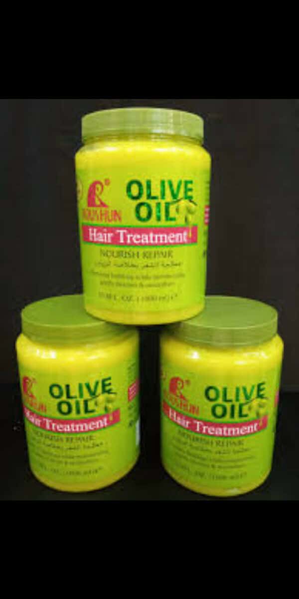 Crème relaxer mayonnaise Olivie oil pour un traitement de cheveux
