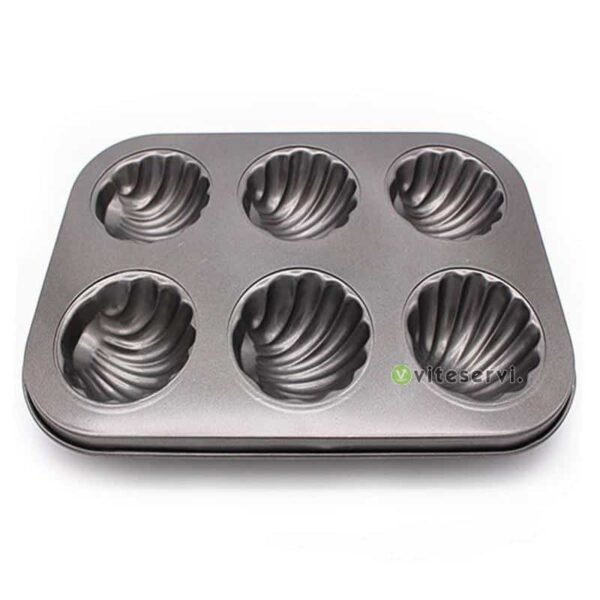 Moule métallique de 12 forme Coquillage non collants (Copie)