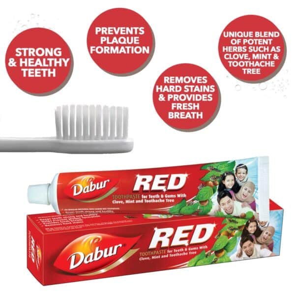 Pate dentifrice red DABUR 2