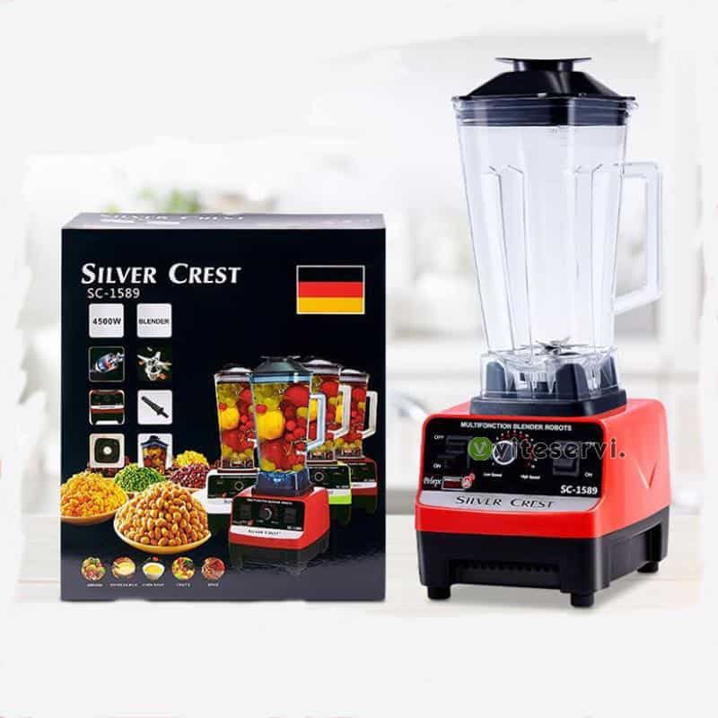 silver crest blender with 2 jars silver crest blender 4500watt with 2 cups  double cup 4500w silver crest blender