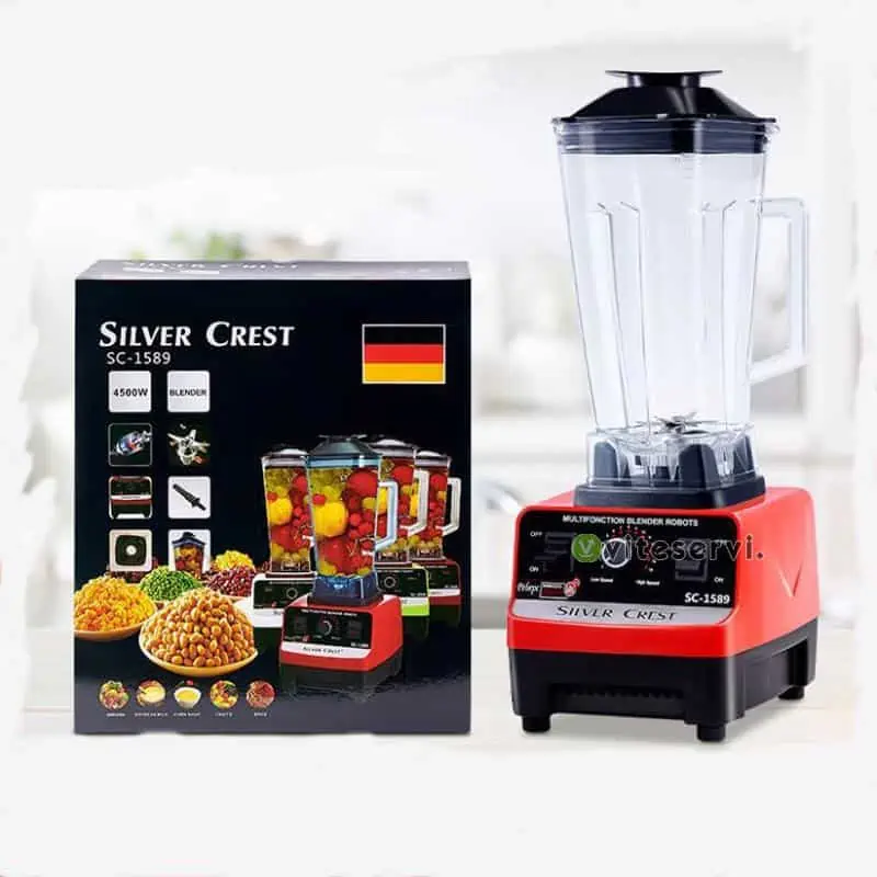 4500watt 4500 W Silver Crest Blender Good Low Cheap Price 2 Cups Double Cup Silver Crest Blender 2in1 2 in 1 Silver Crest Blender Silver Crest Blender Sc 1589 Promo Silver Crest