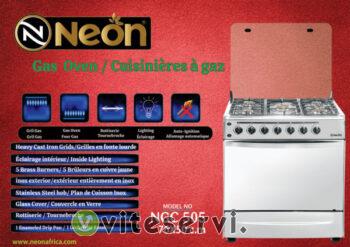 Cuisinière à four NEON 5 feux NGC-505