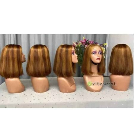 Perruque naturelle coupe belle dame