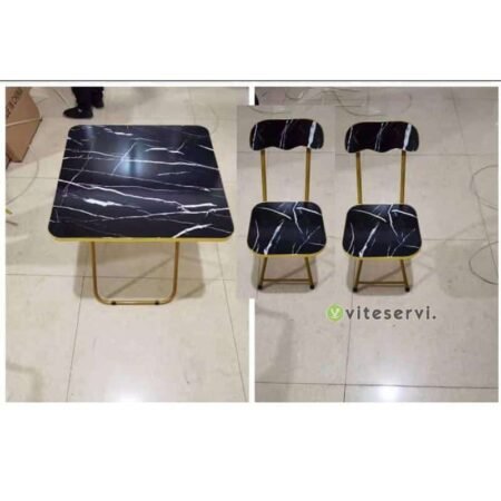 Ensemble de 02 Chaise plus une table pliable