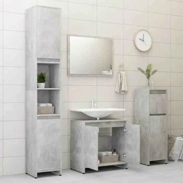 haute qualite ensemble meuble de salle de bain 3 p