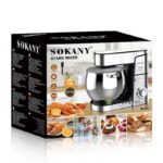 Robot pâtissier SOKANY 1800W Batteuse Electrique 13L