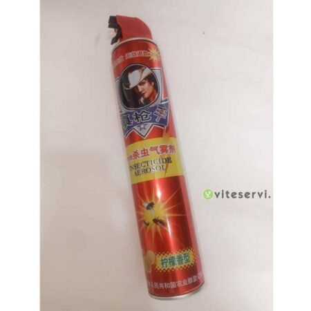 Insecticide Aerosol anti moustique, mouche et cafard grande bouteille