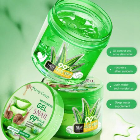 Gel de corps hydratant à aloes Vera et barve d'escargot