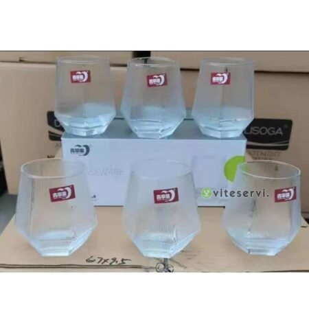 Set de 06 verres à eau ou à jus de qualité