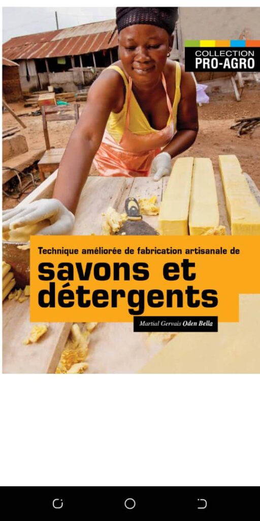 Document de recette Savons et détergents