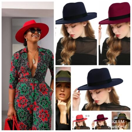 Chapeau femme noir,bleu, marron