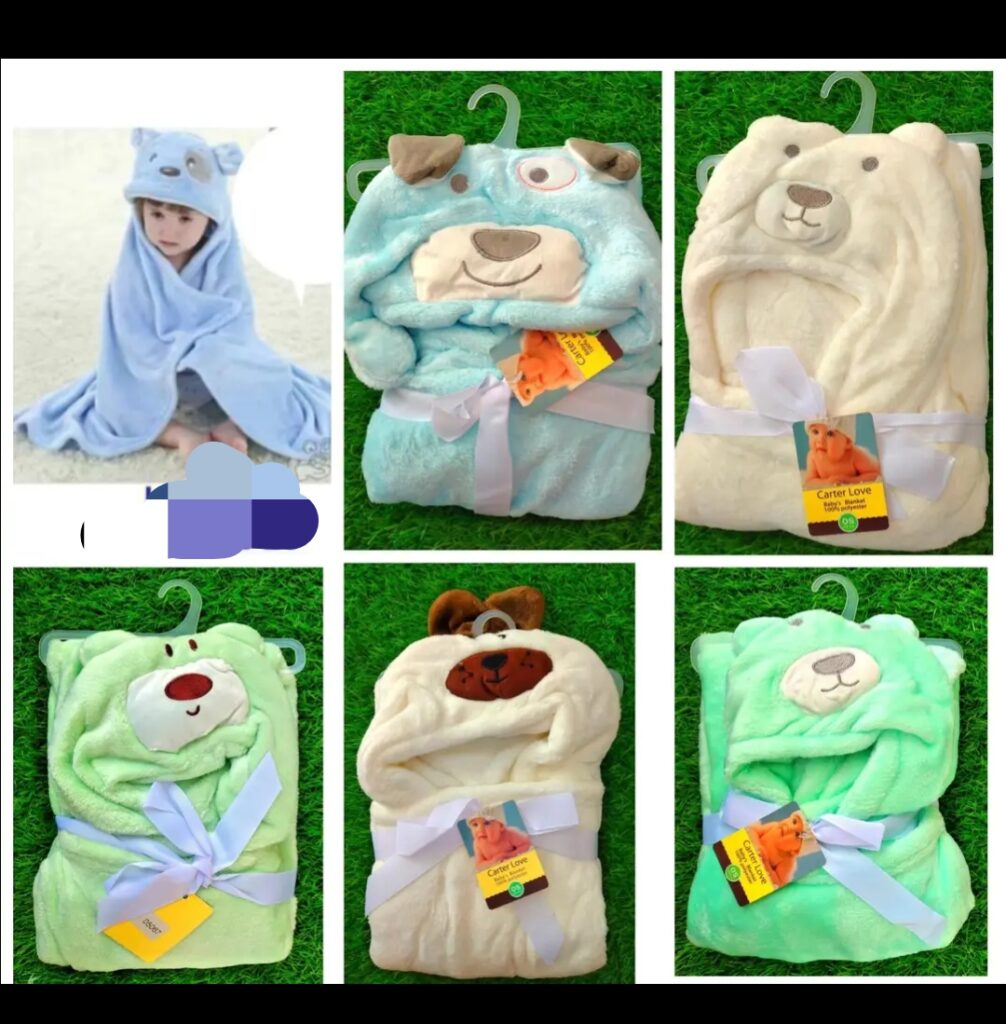 Couverture bébé à peluche très souple et douce