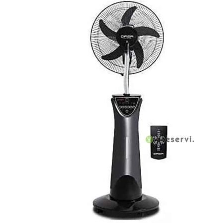 Ventilateur QASA Electrique à refroidissement et humidificateur par eau rechargeable-climatiseur