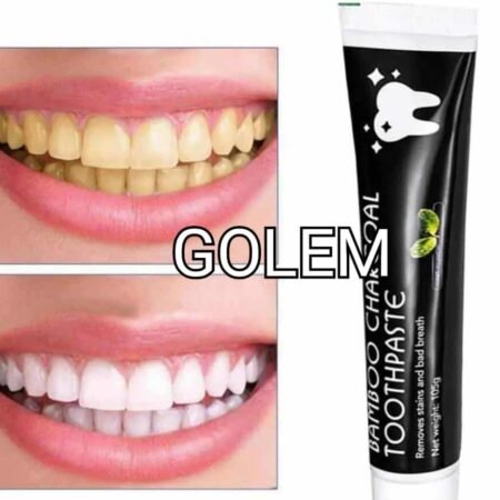Dentifrice au Charbon de Bambou Blanchissant Naturel, Pâte Dentifrice Anti-Taches pour Dents Blanches et Haleine Fraîche, Soin Bucco-Dentaire Efficace 105g