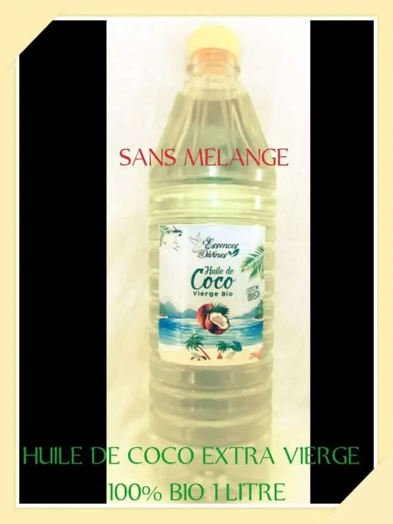 photo huile de coco 1 litre