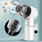 Aspirateur Portatif et Mini, éclairage LED, forte et grande aspiration Cyclone, Rechargeable  pour voiture et maison