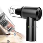 Aspirateur Portatif et Mini, éclairage LED, forte et grande aspiration Cyclone, Rechargeable  pour voiture et maison