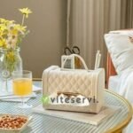 Boîte à serviette en plastique en forme de sac pour voiture, bureau et maison