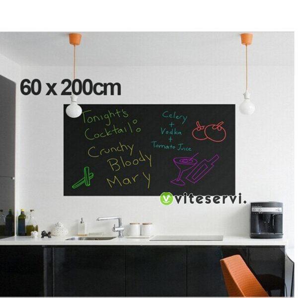 60x200cm DIY Chalk Board Blackboard Stickers Removable Vinyl Draw Decor Mural Decals Art Chalkboard Wall Sticker