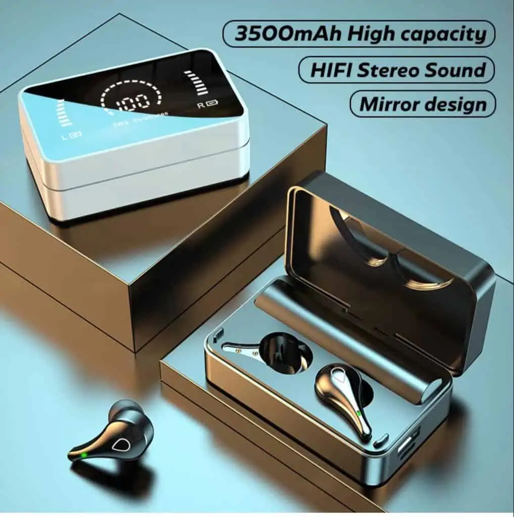 Écouteurs bluetooth miroir