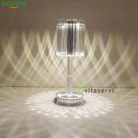 Lampe de luxe tactile à télécommande multicolore pour décoration