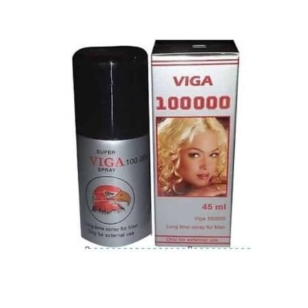Spray Retardant VIGA 100000 Super Spray pour Homme, Solution Anti-Éjaculation Précoce, Améliore l'Endurance Sexuelle et la Performance Masculine, 45ml Usage Externe et Discret